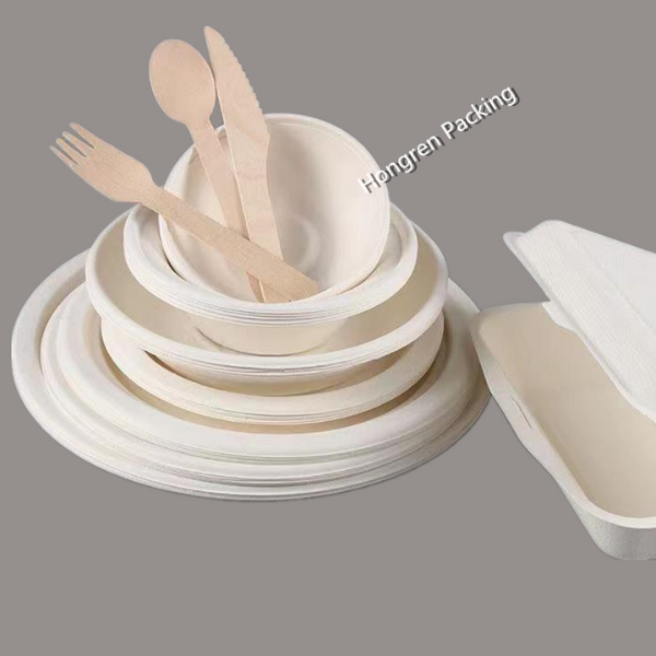 Sugarcane Bagasse Plates HongRen Sugarcane Bagasse Plates HongRen